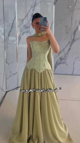 فستان سحر الزيتون | Cutecci