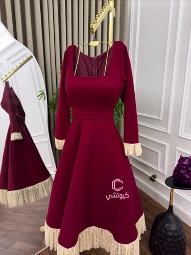 5 أسباب لاقتناء فستان برغندي طويل من Cutecci