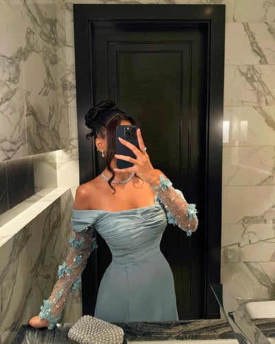 فستان لؤلؤة الأزور – Cutecci