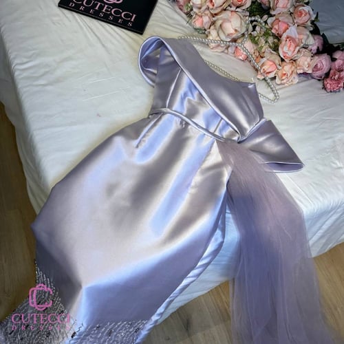 فستان سواريه موف ميكادو مطرز فاخر