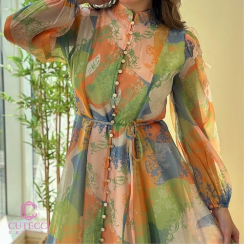 فستان العيد جزار ألوان زاهية | فساتين العيد الملون...