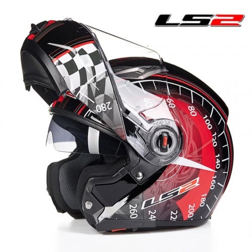 خوذه اوبن فيس مدمجه بنظاره من شركة LS2