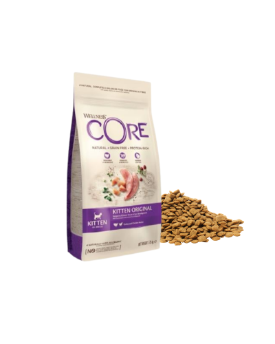 كور اوريجنال طعام جاف بالدجاج والديك الرومي للقطط...