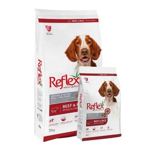رفلكس اللحم البقري مع الأرز للكلاب 1 كيلو