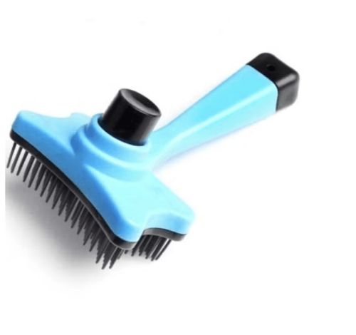 فرشاة/مشط مع ضغاط لإزالة الشعر