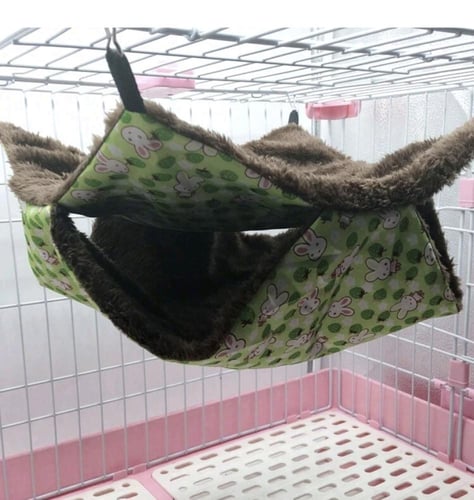 كيس نوم مزدوج قابل للفصل والتعليق للحيوانات الصغير...