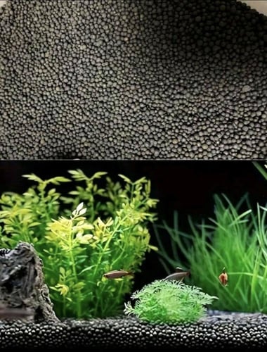 سماد أحواض الأسماك تعبئة كيس شفاف 1 كيلو