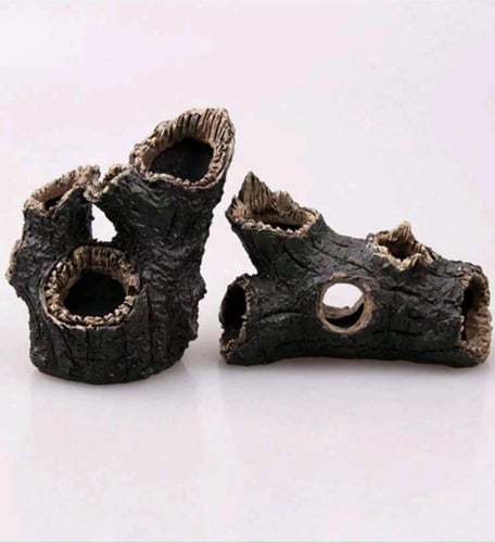 ديكور حوض السمك من الراتنج المجوف على شكل شجرة لتو...