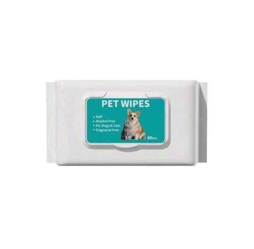 مناديل مبللة لتنظيف الحيونات الأليفة