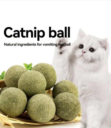 كرة كات نيب (النعناع البري) لتعزيز حيوية القطط
