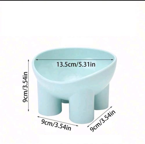وعاء أكل للقطط شكل قدم الفيل ألوان متعددة