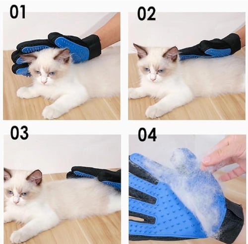 قفاز الاستحمام وإزالة الشعر