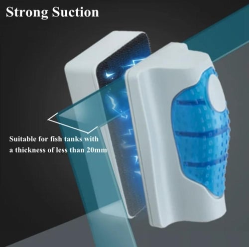 منظف مغناطيسي لتنظيف زجاج حوض الأسماك