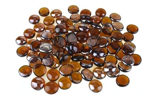 أحجار كرستال دائرية بني