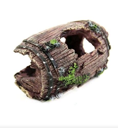 ديكور حوض السمك على شكل دلو ، مخبأ صغير للأسماك