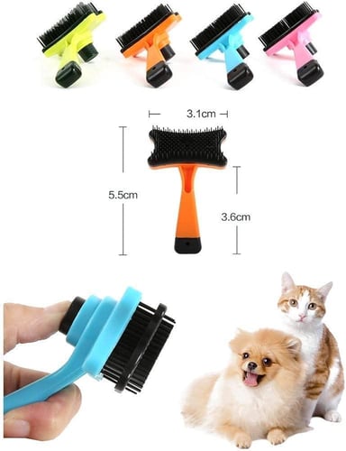 فرشاة/مشط مع ضغاط لإزالة الشعر