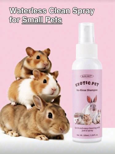 رذاذ شامبو الحيوانات الصغيرة بدون شطف للاستحمام ال...