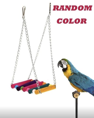 لعبة الجسر المعلق بألوان متعددة للطيور