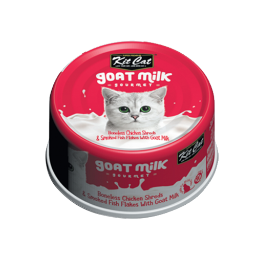 كت كات شرائح الدجاج مع السمك المدخن وحليب الماعز 7...
