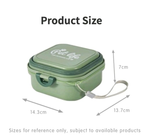 وعاء طعام وماء محمول ومتنقل للحيوانات الأليفة قابل...