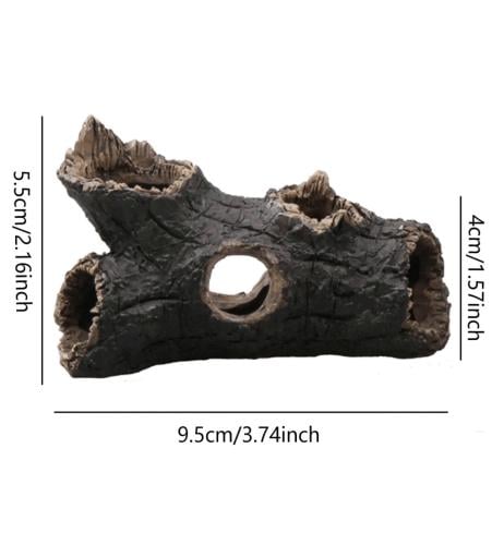 ديكور حوض السمك من الراتنج المجوف على شكل شجرة لتو...