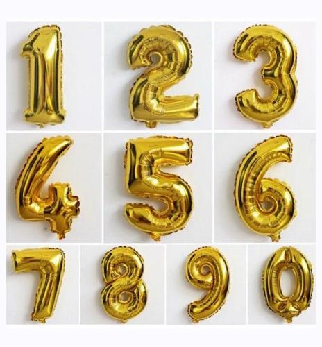 بالون هليوم ارقام