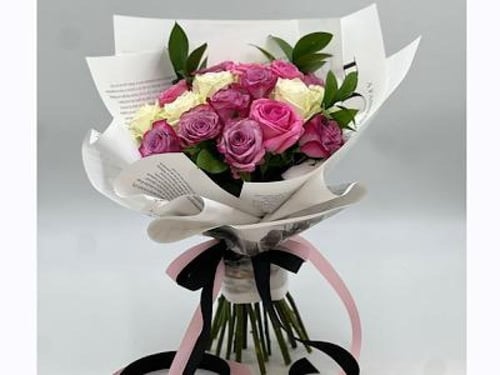 باقة ورد طبيعي 20 ورده