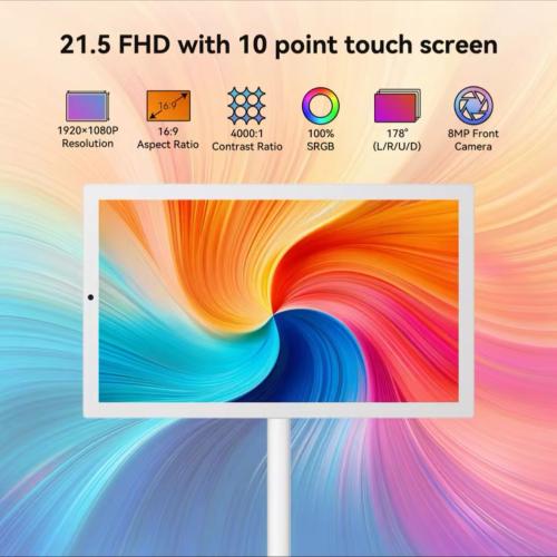 تلفزيون ذكي متنقل 22 بوصه