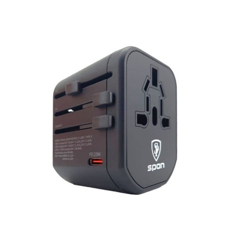 سبون شاحن السفر (2USB+PD)+ محول