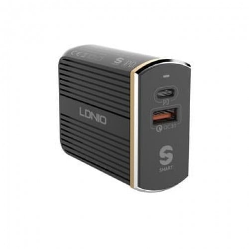 فيش منزلي سريع بقوة 36W بمنفذ USB ومنفذ PD من شركة...