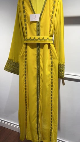 قفطان مخمل تطريز