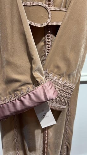 قفطان مخمل تطريز