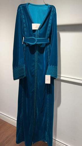 قفطان مخمل تطريز