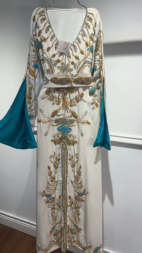 قفطان شك مع تركواز