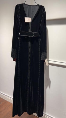 قفطان مخمل تطريز