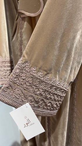 قفطان مخمل تطريز