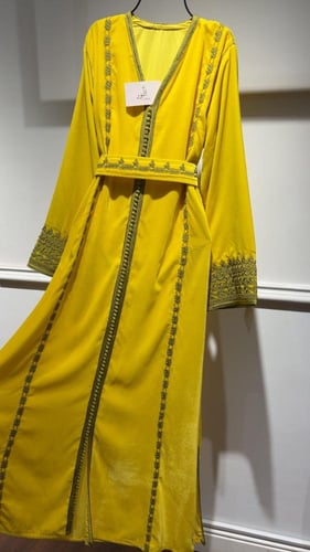 قفطان مخمل تطريز