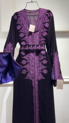 قفطان مخمل تطريز