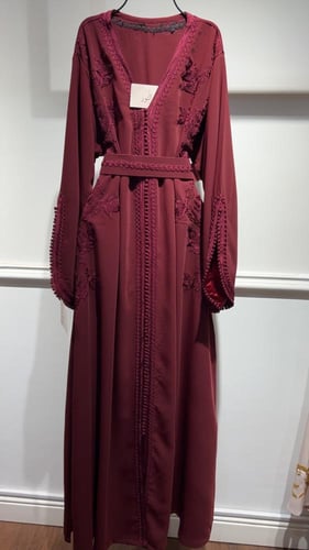 قفطان ناعم تطريز