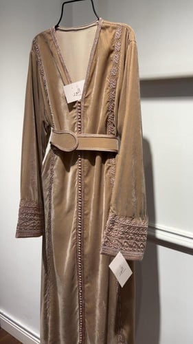 قفطان مخمل تطريز