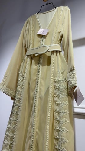 قفطان مخمل تطريز