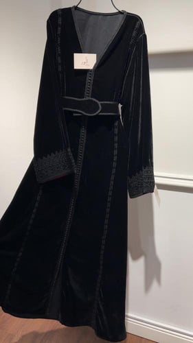 قفطان مخمل تطريز