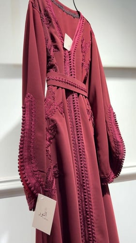 قفطان ناعم تطريز