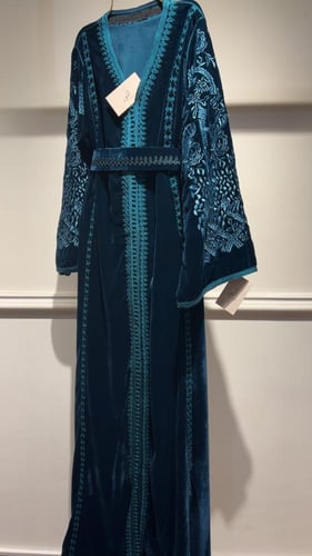 قفطان مخمل تطريز