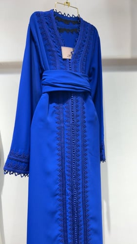 قفطان ناعم ازرق