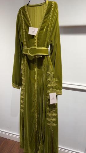 قفطان مخمل تطريز