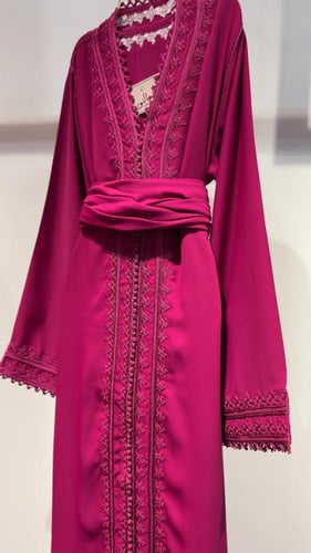 قفطان تطريز فوشي