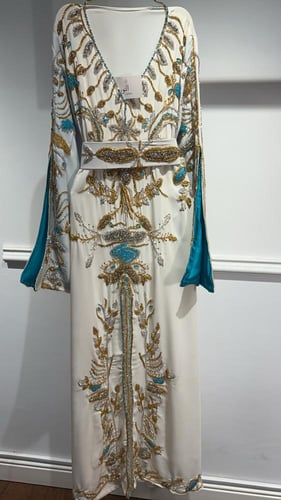 قفطان شك مع تركواز