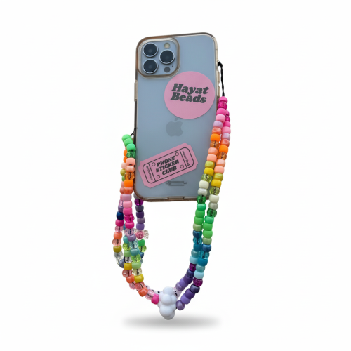 Candy crush long strap (بالإسم)