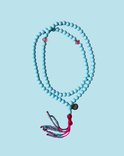 Baby blue Pink Sabha